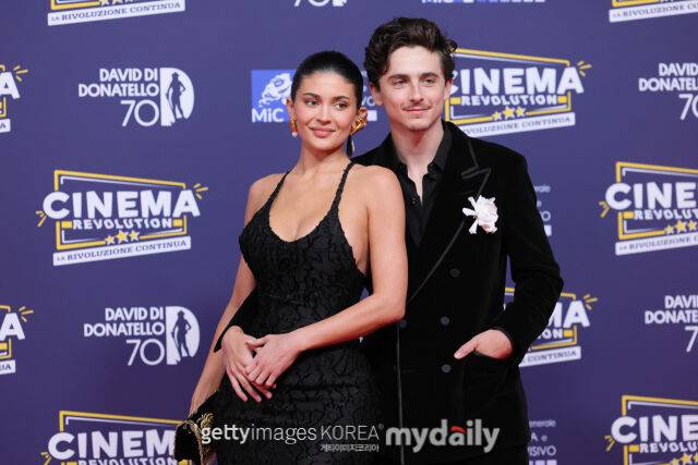 카일리 제너, 티모시 샬라메./게티이미지코리아