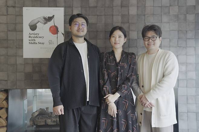 ‘아티스티 레지던시 위드 신라스테이 2025’에 참가하는 이진석, 이슬아, 김판묵 작가