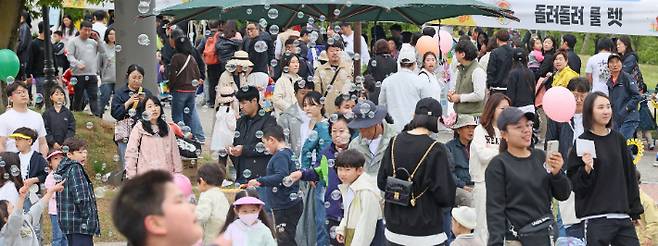 지난 3일부터 6일까지 전북 임실군 관광객이 14만여 명으로 집계됐다. 임실군 제공