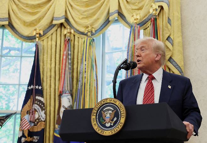 도널드 트럼프 미국 대통령. 연합뉴스