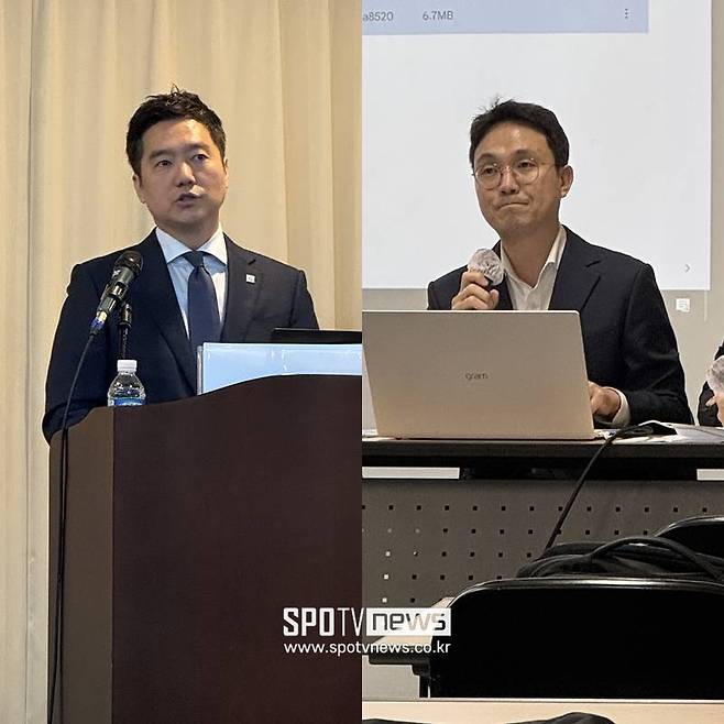 ▲ 7일 나란히 기자회견에 나선 김세의(왼쪽), 이진호. ⓒ스포티비뉴스