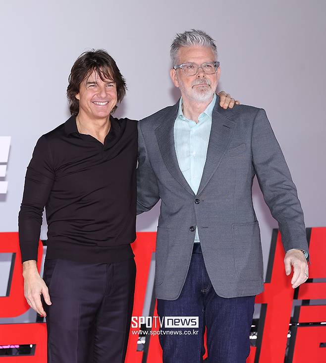 ▲ 톰 크루즈 크리스토퍼 맥쿼리 감독 ⓒ곽혜미 기자