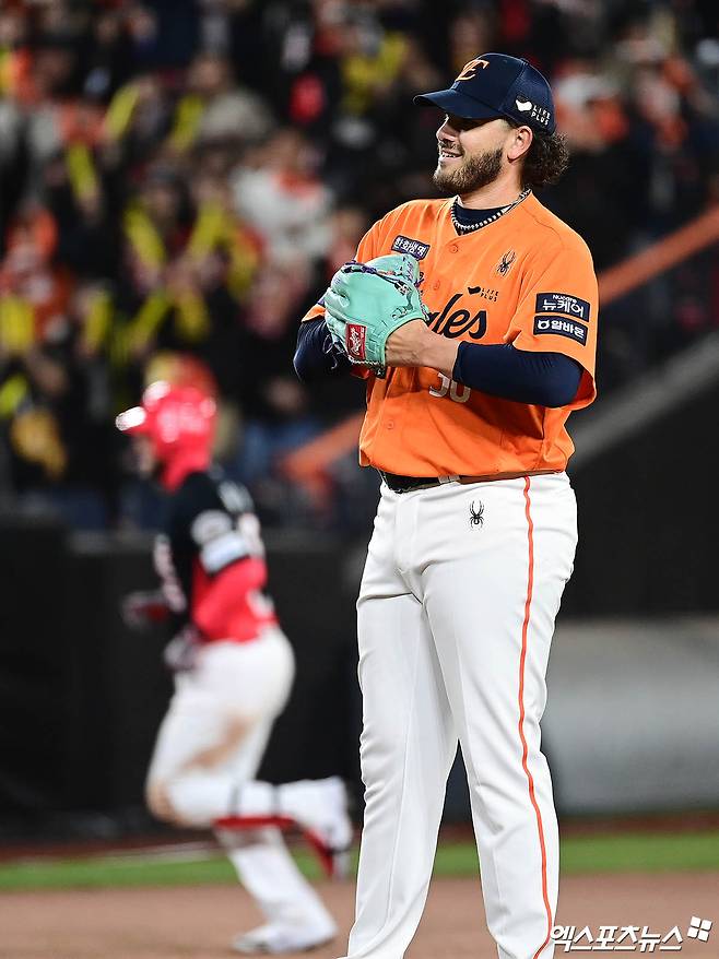 한화 이글스 외국인 투수 코디 폰세가 KBO가 8일 발표한 2025 시즌 3~4월 월간 MVP를 수상했다. 사진 엑스포츠뉴스 DB