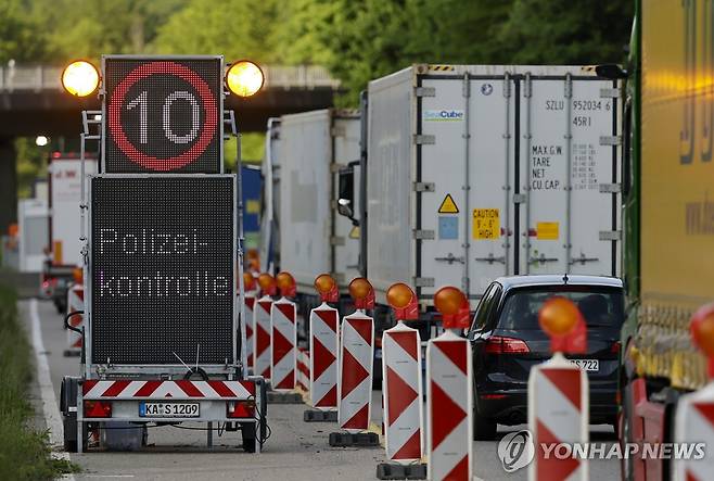 독일-프랑스 국경 [EPA 연합뉴스 자료사진. 재판매 및 DB 금지]