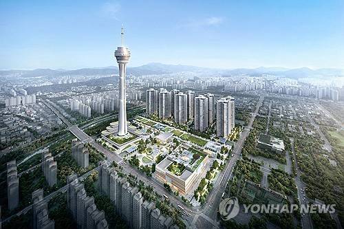 전주 관광타워복합개발단지 조감도 [자광 제공. 재판매 및 DB 금지]