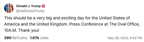 도널드 트럼프 미국 대통령 트루스소셜 캡처 [재판매 및 DB 금지]