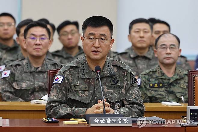 박안수 육군참모총장 [연합뉴스 자료사진]