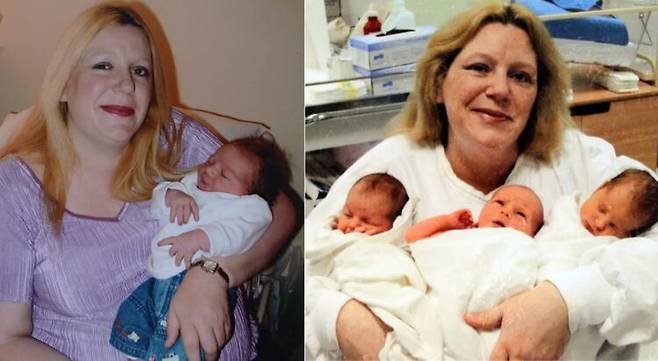 아기를 15명이나 낳고도 여전히 임신을 원하는 50대 영국 여성 사연이 공개됐다. [사진=SNS]