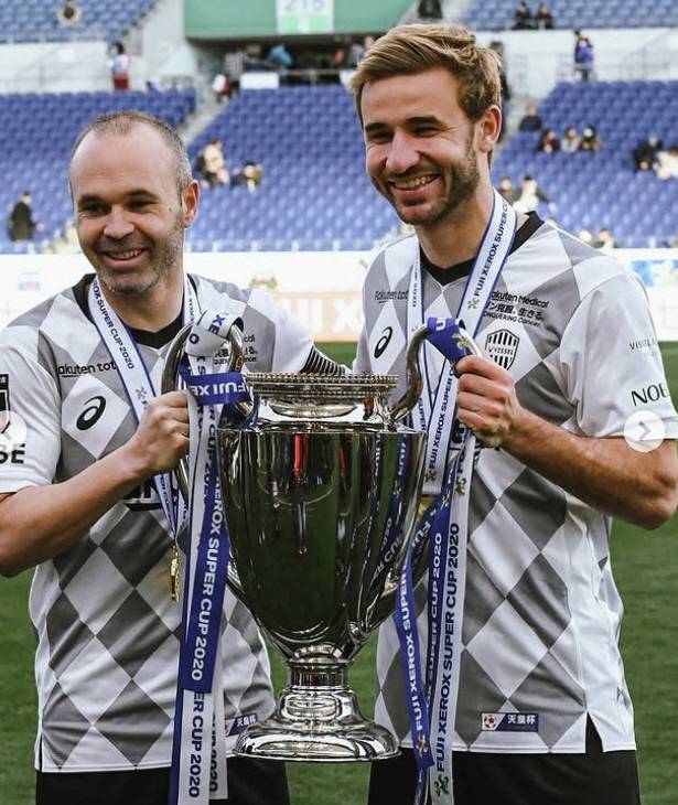 빗셀 고베 시절 이니에스타. 사진출처=이니에스타 인스타그램