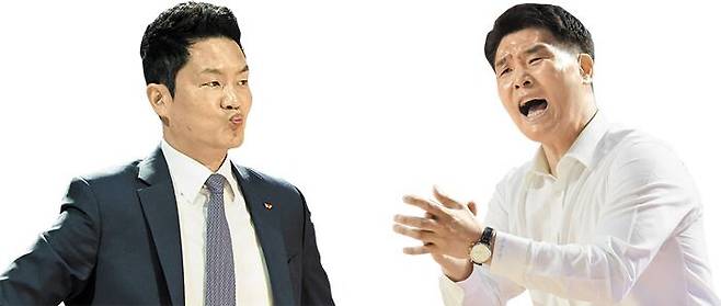 전희철 서울 SK 감독, 조상현 창원 LG 감독