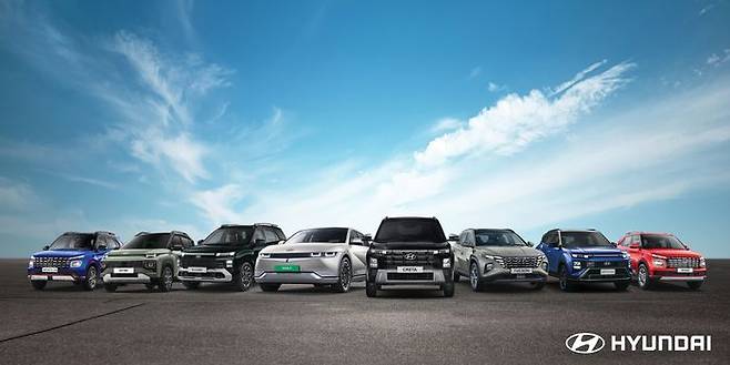 현대자동차 인도SUV라인업.ⓒ현대자동차
