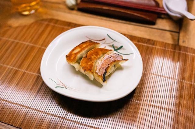 돼지고기로 만든 '교자바 나비'의 만두.