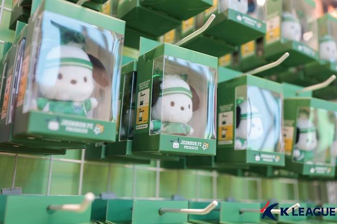 전북 현대의 포챠코 캐릭터. &nbsp; &nbsp;사진=프로축구연맹 제공