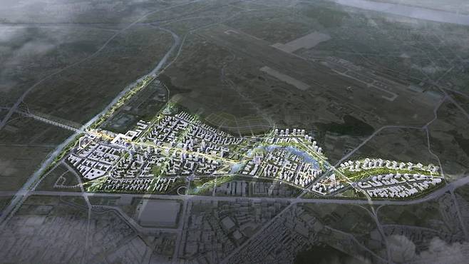 경기 부천대장신도시 조감도.