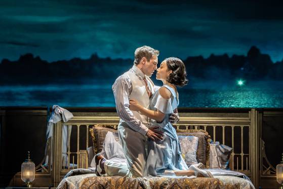 A scene from the Broadway production of ″The Great Gatsby,″ produced by Korean producer Shin Chun-soo of OD Company [OD COMPANY]