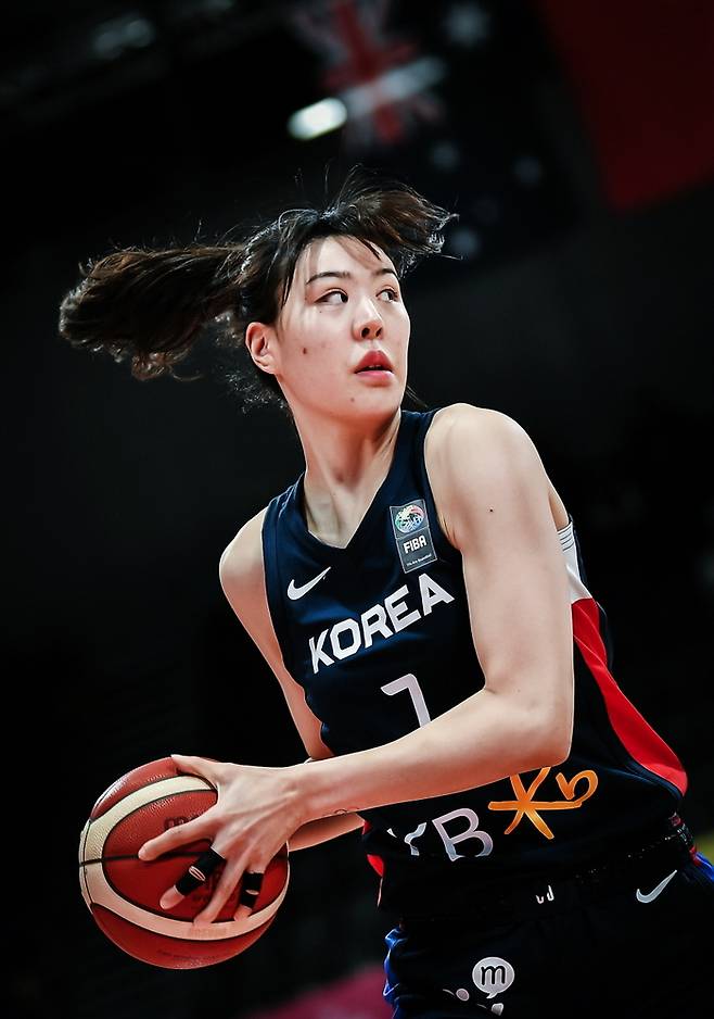 박지수는 대한민국 여자농구 대표팀의 에이스다. 사진=대한민국농구협회 제공