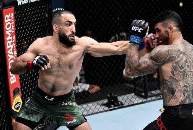 UFC 웰터급 챔피언 ‘리멤버 더 네임’ 벨랄 무하마드가 첫 타이틀 방어전에 나선다. 사진=UFC 제공