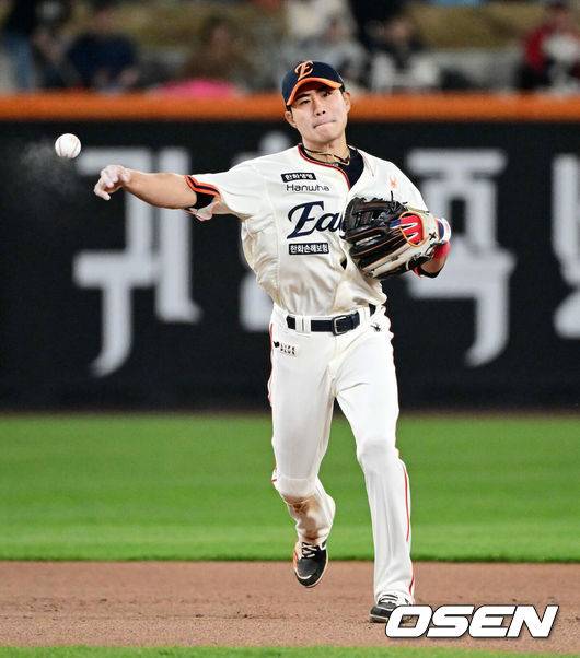 [OSEN=지형준 기자] 한화 심우준. 2025.04.11 / jpnews@osen.co.kr