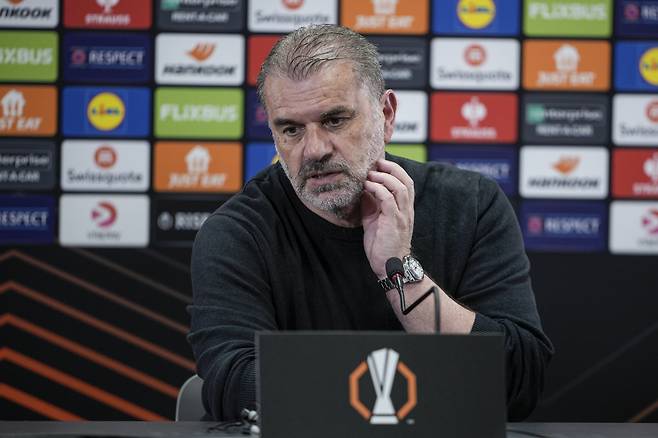 안지 포스테코글루 토트넘 감독.     보되 | AP연합뉴스