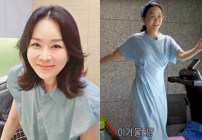 배우 김정난(53)이 꾸준히 하는 운동을 소개했다. [사진=김정난 인스타그램 / 유튜브 채널 '김정난']