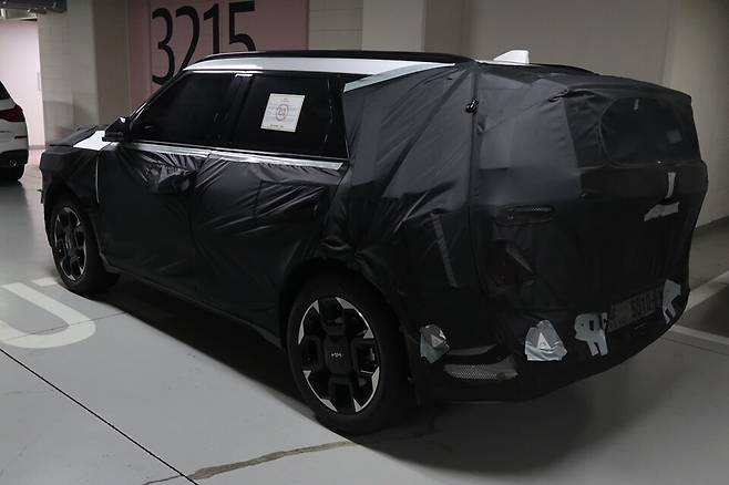 사진 : 기아 EV5 테스트카 (출처=오토스파이넷)