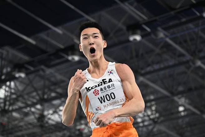 우상혁. ⓒ Xinhua=뉴시스