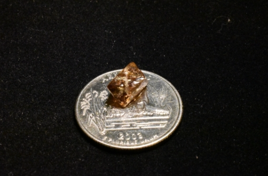 드쿡이 주운 다이아몬드. 사진=아칸소 다이아몬드 분화구 주립공원 홈페이지 캡처