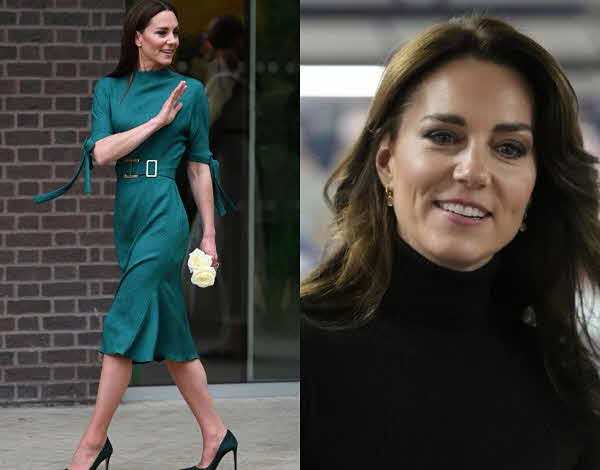 영국 왕세자빈 케이트 미들턴은 평소 아침에 귀리와 채소 스무디를 먹고, 테니스를 즐겨 치는 것으로 알려졌다./사진=WWD, 연합뉴스