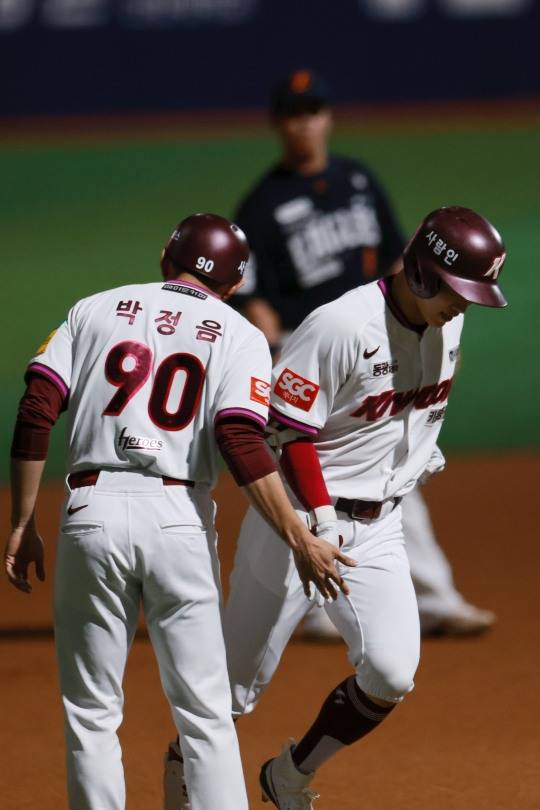 이주형 솔로포. 사진[연합뉴스]