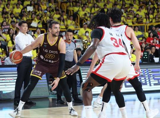 LG 마레이 '간다'. 사진[연합뉴스]