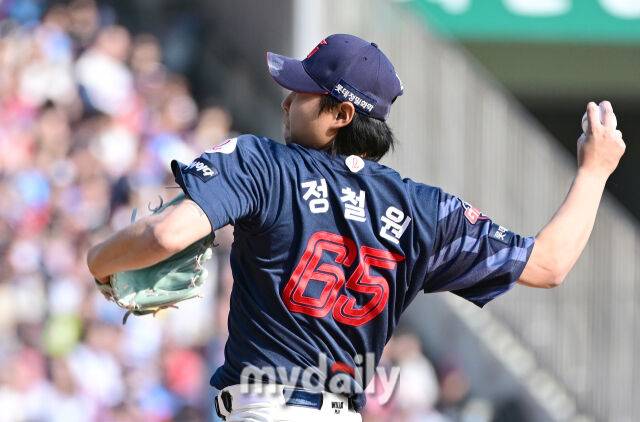 롯데 자이언츠 정철원./마이데일리