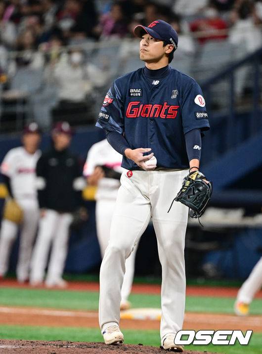 [OSEN=조은정 기자] 롯데 구승민. 2025.04.29 /cej@osen.co.kr