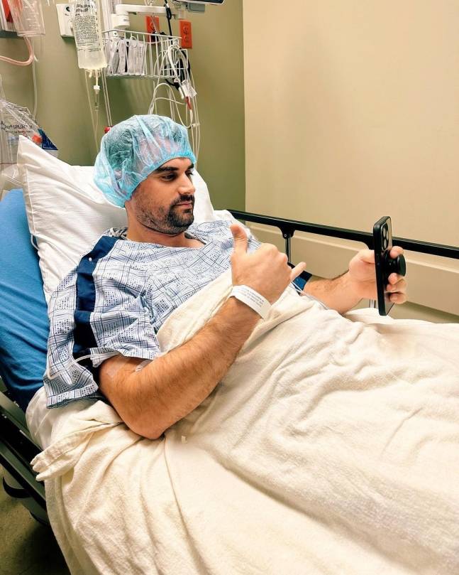 ▲ 2023년 시즌 뒤 수술을 받으며 골반 부상에 대한 오해를 풀어 낸 아담 플럿코 ⓒ 플럿코 아내 SNS