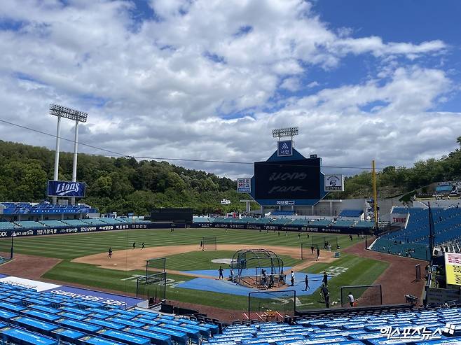 10일 삼성 라이온즈와 LG 트윈스의 맞대결이 열릴 예정인 대구 삼성라이온즈파크의 전경. 엑스포츠뉴스 대구, 최원영 기자