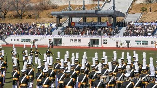 해사 생도 입학식 [연합뉴스 자료사진]