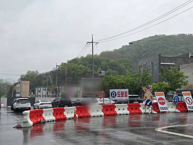 사고 현장 [촬영 김솔]