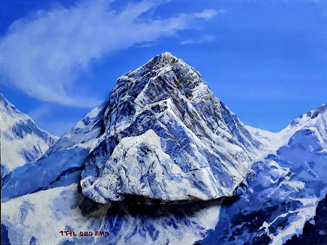 권용택 작가의 작품 '히말라야'. 사진=작가제공