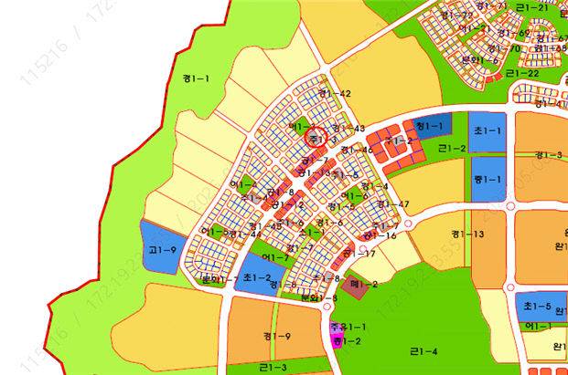 1-1생 주1-3 주차장 용지.