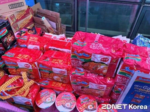 행사장에 전시된 인도미 제품