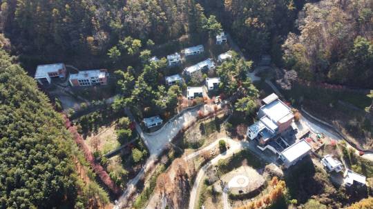 미원별빛자연휴양림 조감도. 청주시 제공