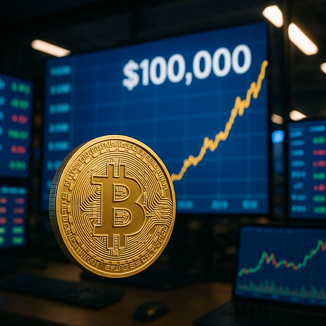 비트코인. <자료 = 챗GPT 생성 이미지>