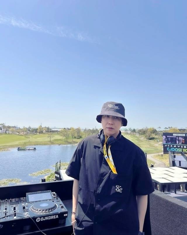 골프와 DJ, 다소 어색한  조합인 듯하지만 DJ 킨더가든은 세계적인 흐름이라고 설명했다. 사진=KXO 제공