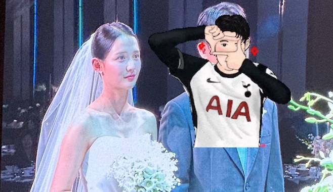 남보라의 유쾌한 결혼식 현장이 포착됐다. 김보미 인스타그램 캡처