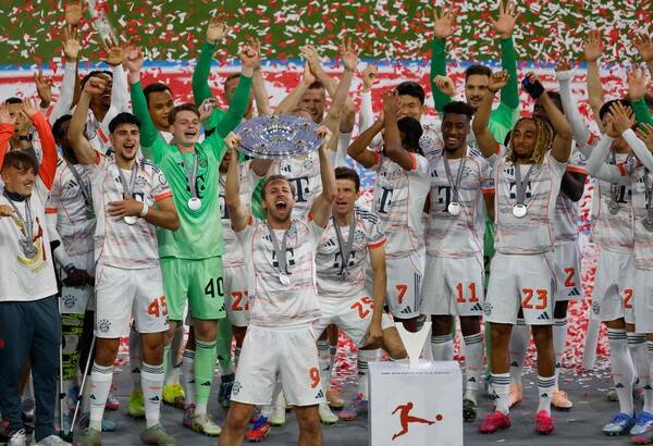 ▲ 바이에른 뮌헨은 지난 시즌 무관의 아픔을 훌훌 털어내고 분데스리가 정상을 차지했다. 김민재는 유럽 5대 리그 중 이탈리아 세리에A에 이어 분데스리가를 정복했다. ⓒ연합뉴스/AFP