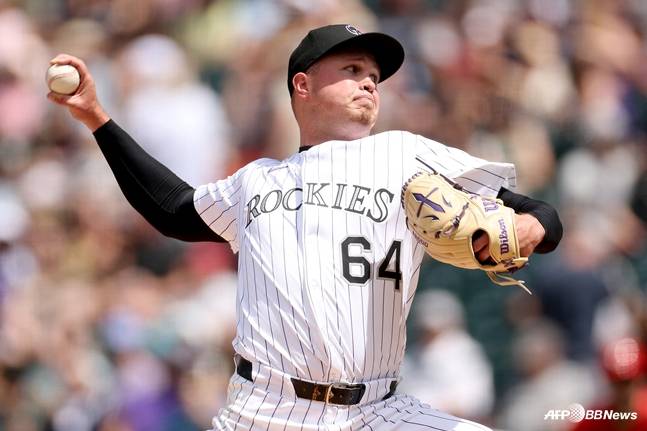 12실점한 콜로다도 선발 블레이락. /AFPBBNews=뉴스1