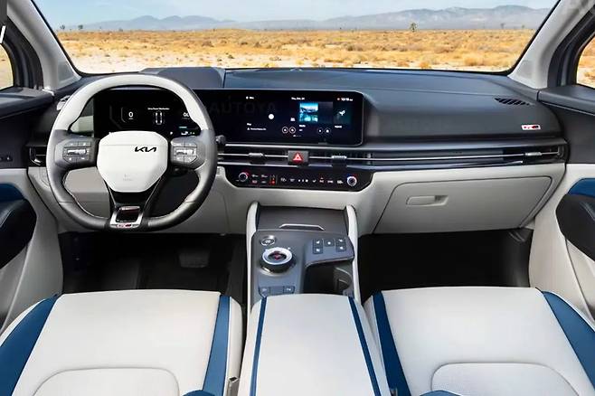 기아 2026년형 스포티지 GT 실내 예상도