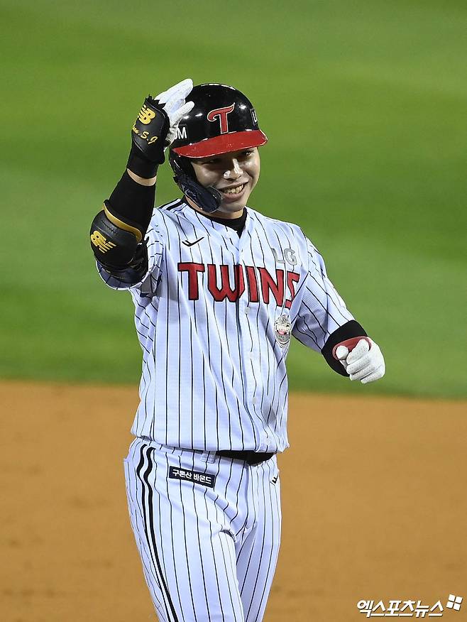 LG 트윈스 문성주. 엑스포츠뉴스 DB