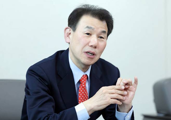 정은보 한국거래소 이사장이 13일 서울 영등포구 여의도동 한국거래소에서 이데일리와 인터뷰를 하고 있다.(사진=이데일리DB)