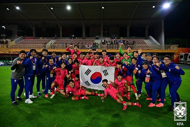 U20 축구대표팀(대한축구협회 제공)