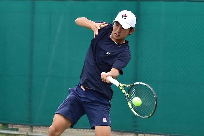 18세부 남자단식의 톱시드 정연수(사진/황서진 기자)